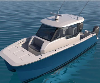 Zm41 Side Console Catamaran